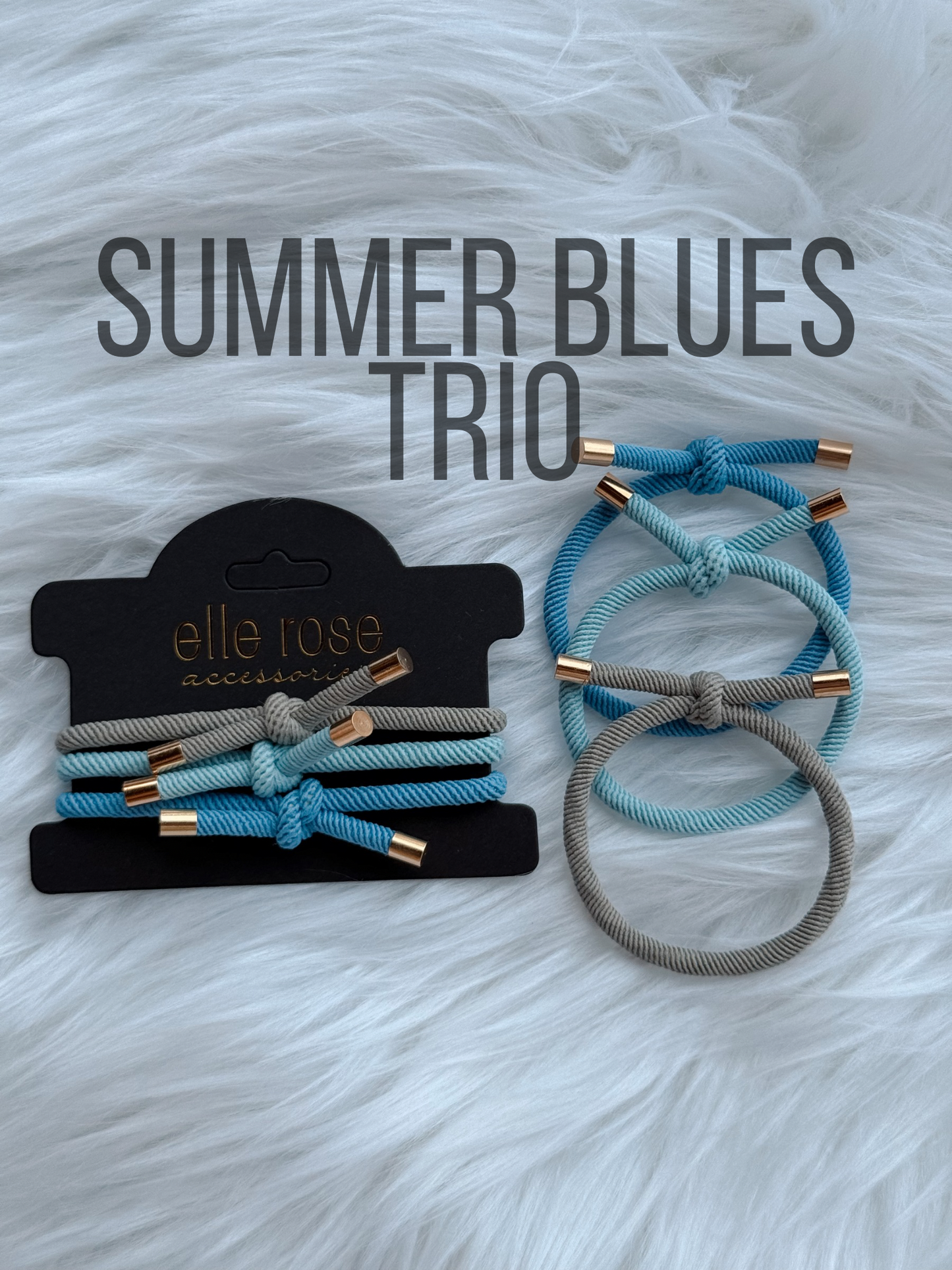 Elastic Hair Tie / Bracelet Trio