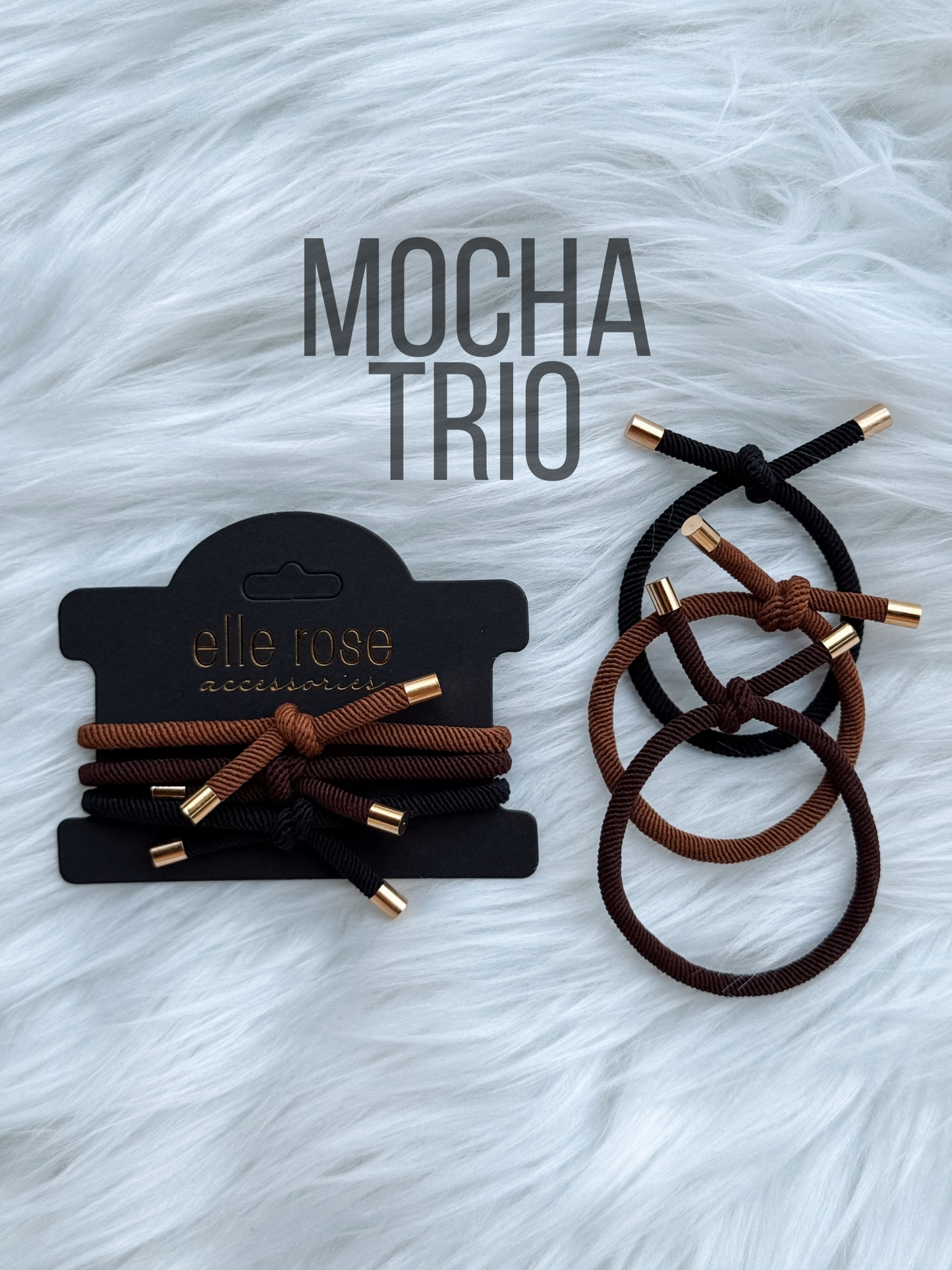 Elastic Hair Tie / Bracelet Trio