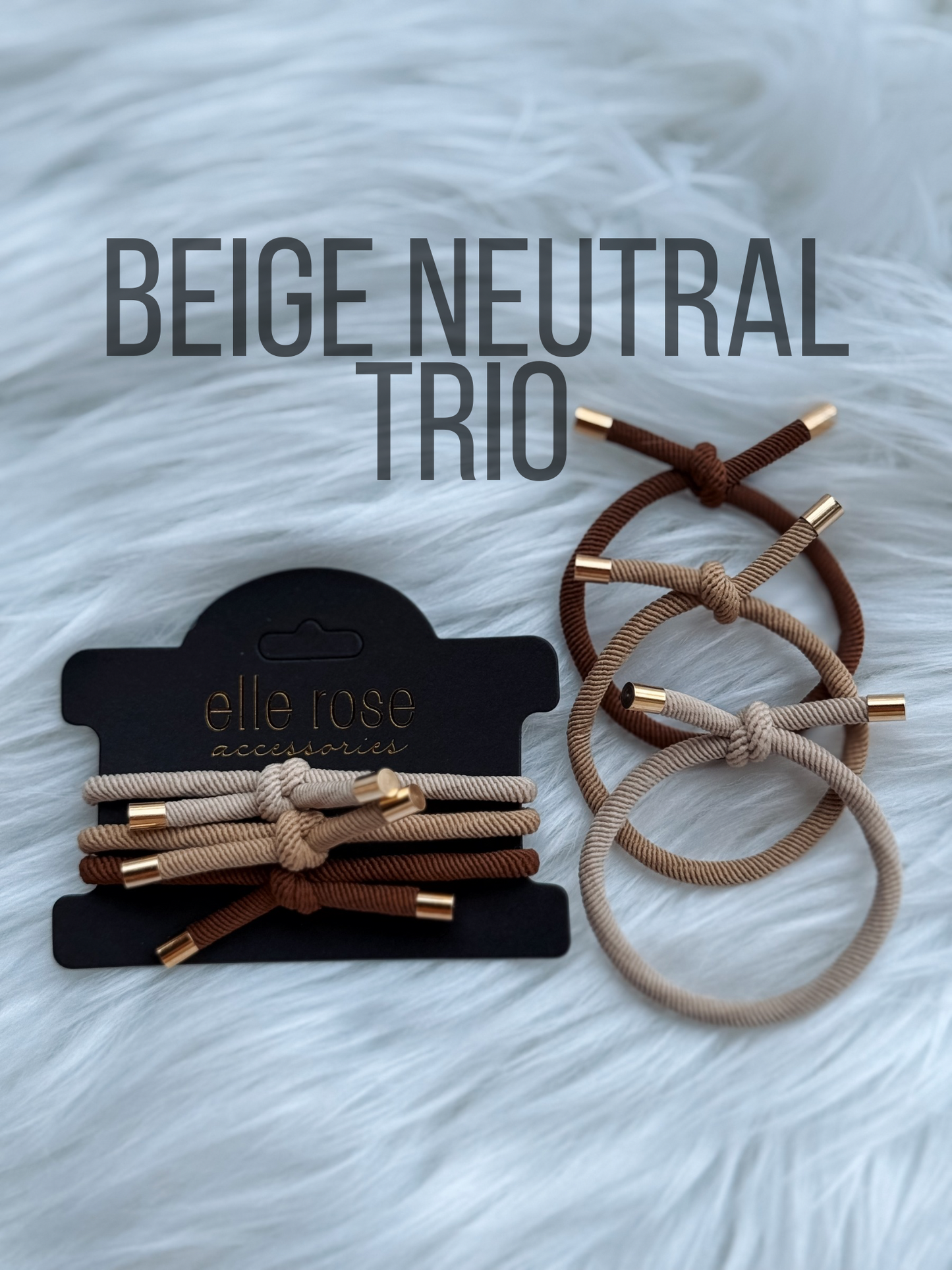 Elastic Hair Tie / Bracelet Trio