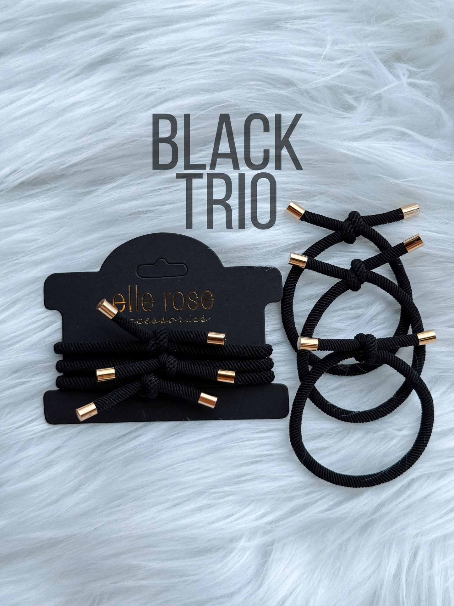 Elastic Hair Tie / Bracelet Trio